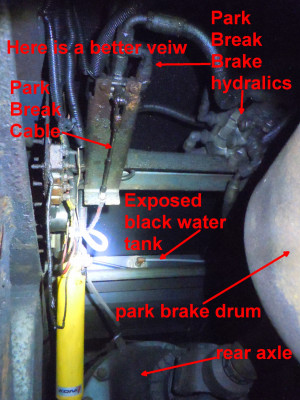 view of exposed balk tank